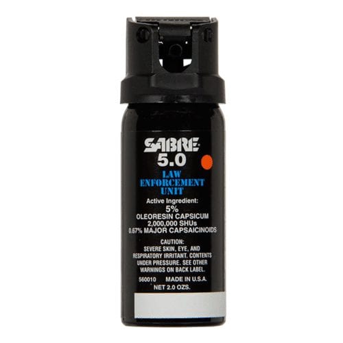 Sabre 5.0 Pepper Spray 0.67% MC, 5% OC, 10% OC  - Tactical & Duty Gear